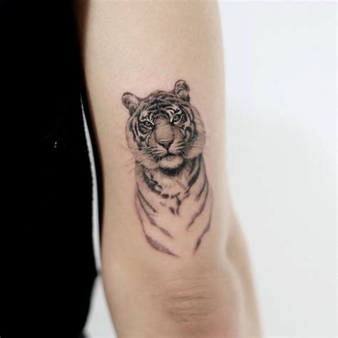 feminine small tiger tattoo|8 Top Tiger Tattoo Design Ideas For Men And。